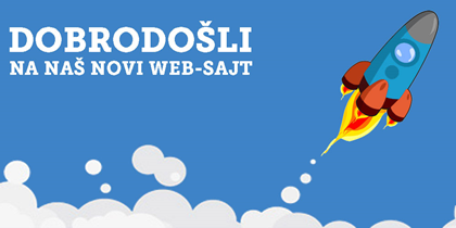 Dobrodošli na naš novi web sajt